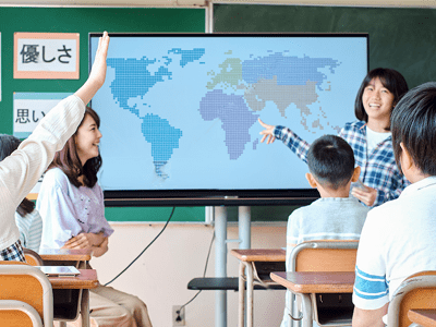 Interactive displays for education