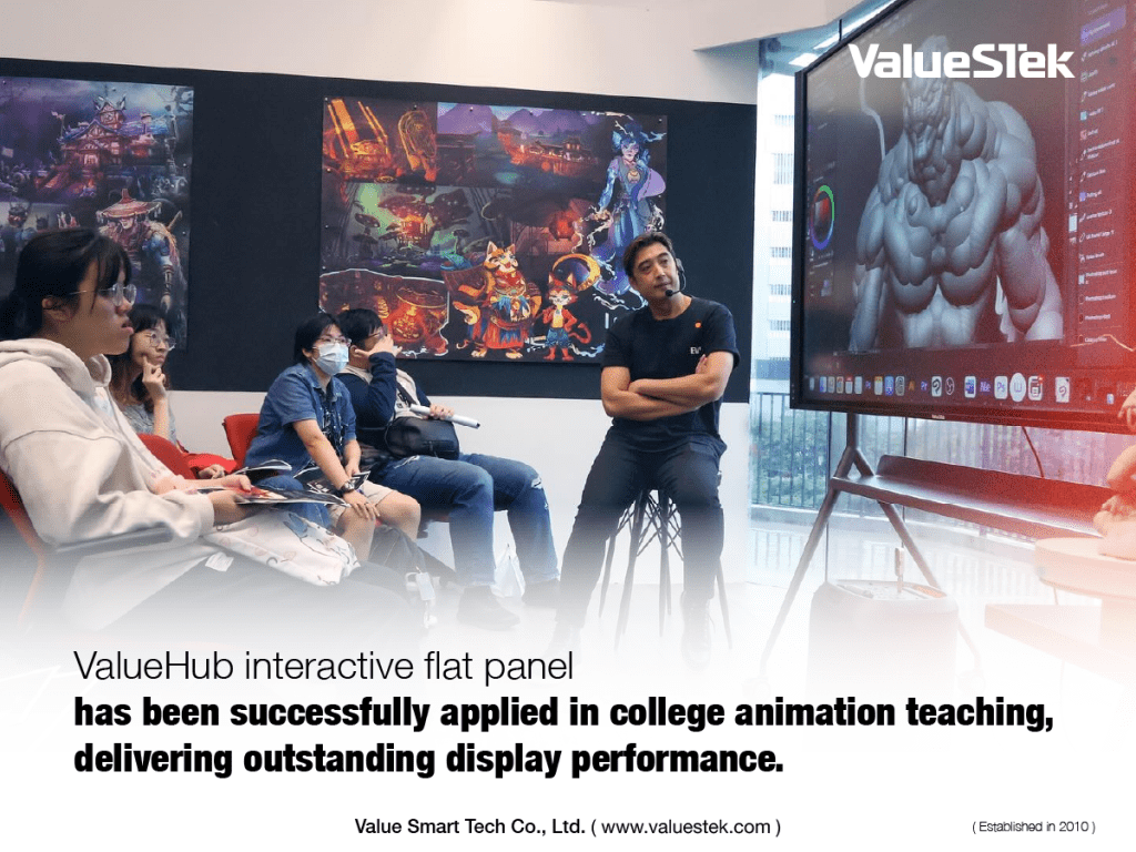 Bringing creativity to life — ValueHub interactive flat panel inspiring learning experience.
