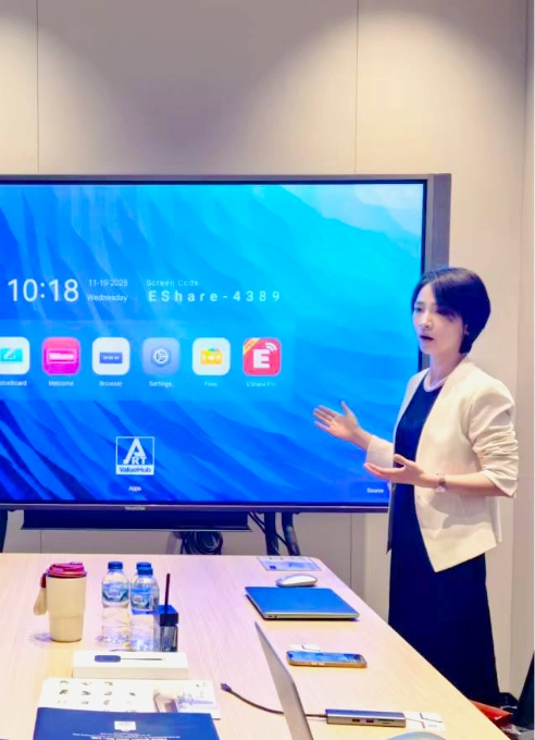 ValueHub Interactive Panel in Meeting Room