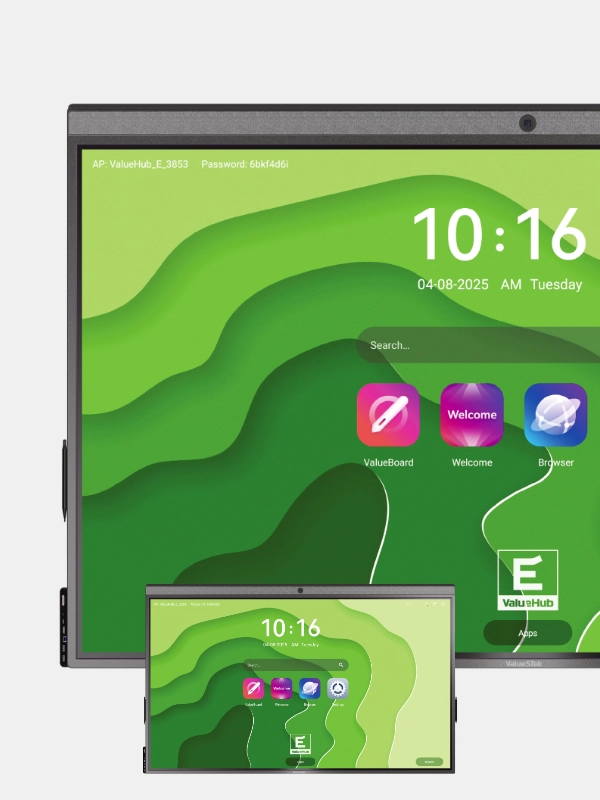 ValueHub E Series interactive screen