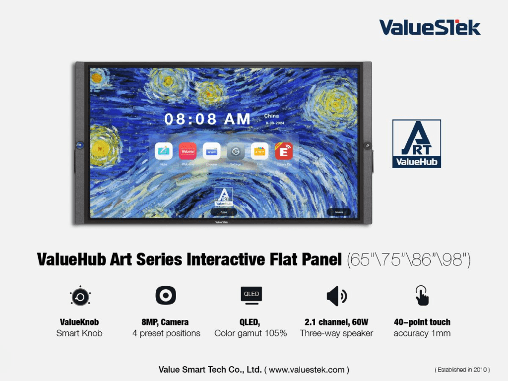 valuehub art series interactive flat panel